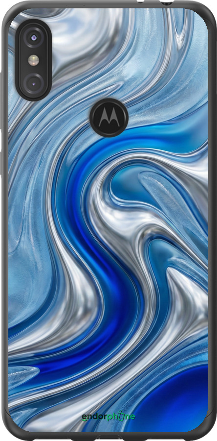 Силіконовий чехол Liquid Chrome для Motorola One Power - 6781u-1588 изображение 