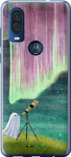Силіконовий чехол Привид та зірки для Motorola One Vision - 6443u-1782 изображение 