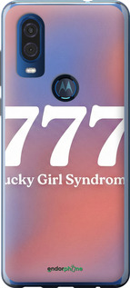 Силиконовый чехол 'Aesthetic Aura Gradient 777 Lucky Energy' для Motorola One Vision изображение 3