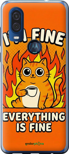 Силиконовый чехол 'Funny Cat' для Motorola One Vision изображение 5