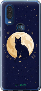 Силиконовый чехол 'Cute Cat Celestial/Witchy' для Motorola One Vision изображение 3