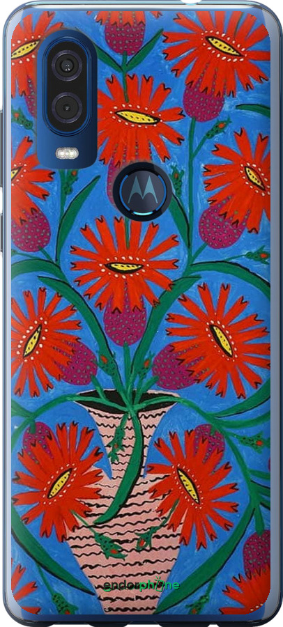 Силиконовый чехол Примаченко для Motorola One Vision - 5909u-1782 изображение 