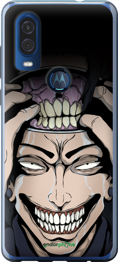 Силиконовый чехол Магическая Битва Kenjaku для Motorola One Vision - 6151u-1782 изображение 