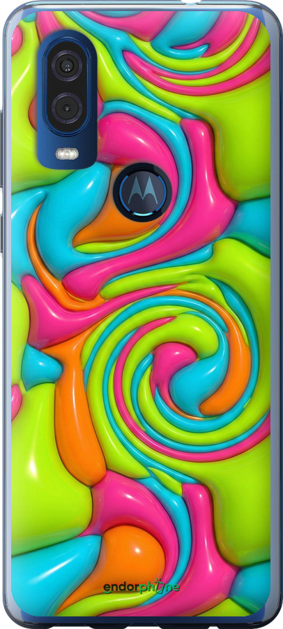 Силіконовий чехол Y2K Jelly Dream для Motorola One Vision - 6780u-1782 изображение 