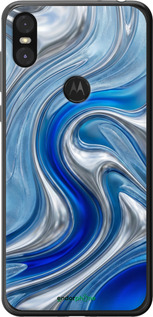 2D пластиковий чехол Liquid Chrome для Motorola One - 6781t-1589 изображение 