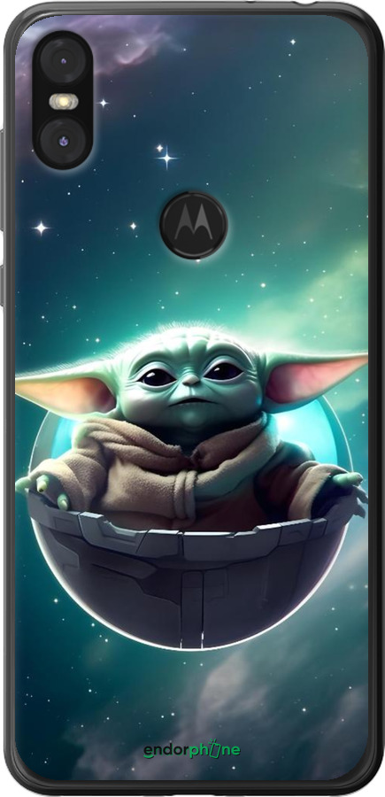2D пластиковый чехол Малышь йода для Motorola One - 6294t-1589 изображение 
