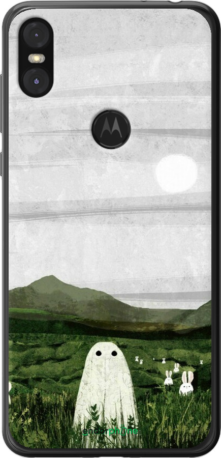 Силіконовий чехол Привид для Motorola One - 6492u-1589 изображение 