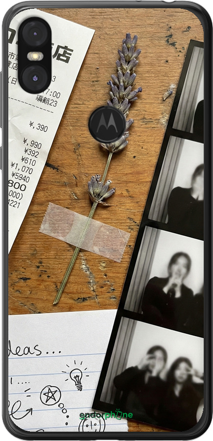 Силіконовий чехол Aesthetic Scrapbook Collage для Motorola One - 6773u-1589 изображение 