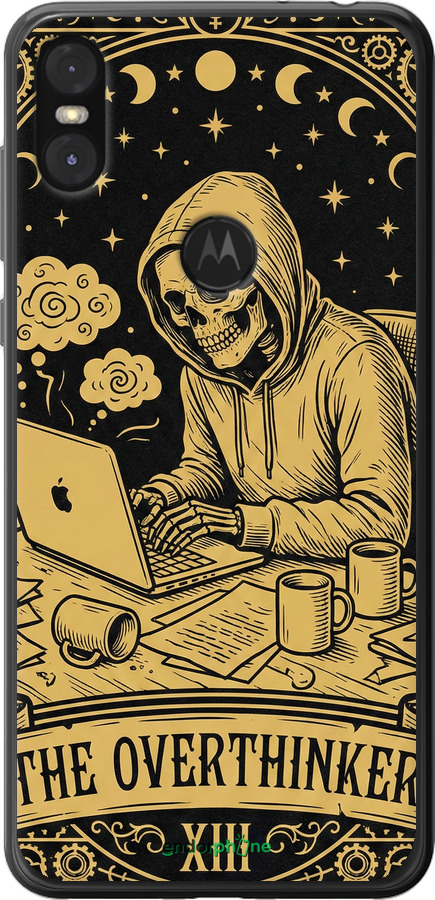 2D пластиковий чехол The Overthinker для Motorola One - 6774t-1589 изображение 