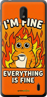 Силиконовый чехол 'Funny Cat' для Nokia 1 Plus изображение 3