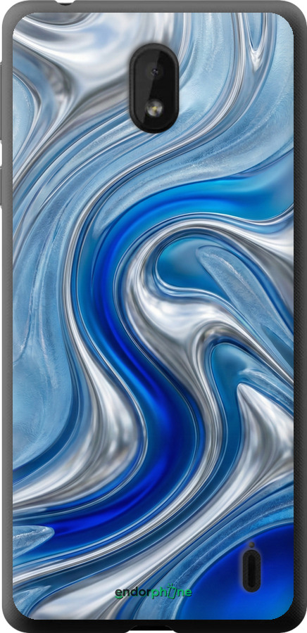 Силиконовый чехол Liquid Chrome для Nokia 1 Plus - 6781u-1677 изображение 