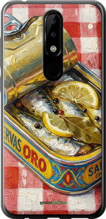2D пластиковый чехол Vintage Sardine Tin Phone для Nokia 5.1 Plus - 6772t-1543 изображение 