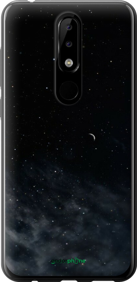 2D пластиковый чехол Ночное небо для Nokia 5.1 Plus - 6451t-1543 изображение 