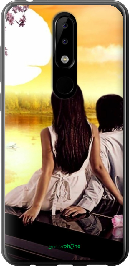 2D пластиковый чехол Sunset для Nokia 5.1 Plus - 6607t-1543 изображение 