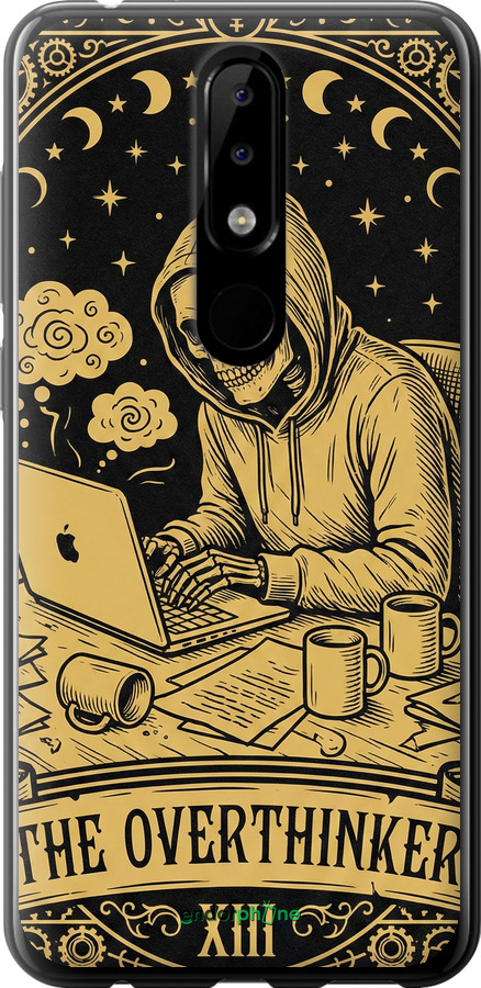 2D пластиковый чехол The Overthinker для Nokia 5.1 Plus - 6774t-1543 изображение 