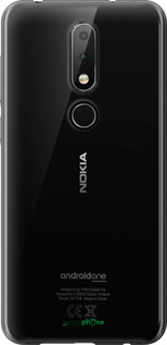 Силиконовый чехол 'Прозрачный' для Nokia 6.1 Plus изображение 8