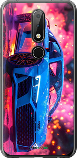 Силиконовый чехол Ауди для Nokia 6.1 Plus - 6286u-1539 изображение 