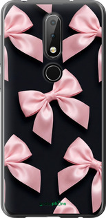 Силиконовый чехол Coquette Ribbons Dark Coquette для Nokia 6.1 Plus - 6767u-1539 изображение 