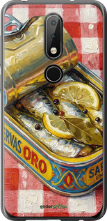 Силіконовий чехол Vintage Sardine Tin Phone для Nokia 6.1 Plus - 6772u-1539 изображение 