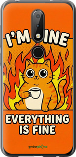 Силиконовый чехол 'Funny Cat' для Nokia 6.1 Plus изображение 5