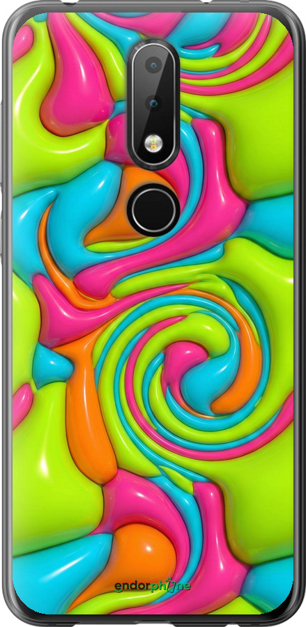 Силіконовий чехол Y2K Jelly Dream для Nokia 6.1 Plus - 6780u-1539 изображение 