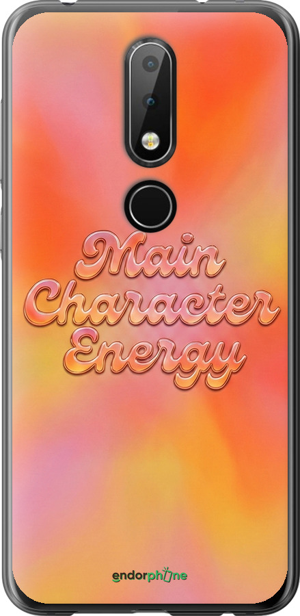 Силіконовий чехол Aura Gradient Main Character Energy Aesthetic Y2K для Nokia 6.1 Plus - 6783u-1539 изображение 