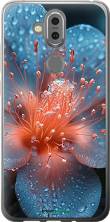 Силіконовий чехол Роса на квітці для Nokia 7.1 Plus - 6039u-1606 изображение 