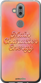 Силиконовый чехол Aura Gradient Main Character Energy Aesthetic Y2K для Nokia 7.1 Plus - 6783u-1606 изображение 