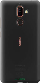2D пластиковый чехол 'Прозрачный' для Nokia 7 Plus изображение 16