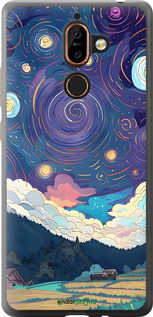 2D пластиковый чехол Креативный арт для Nokia 7 Plus - 6322t-1354 изображение 