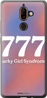 2D пластиковый чехол 'Aesthetic Aura Gradient 777 Lucky Energy' для Nokia 7 Plus изображение 6