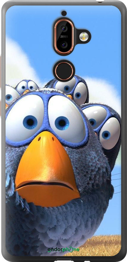 2D пластиковий чехол Angry Birds для Nokia 7 Plus - 6008t-1354 изображение 