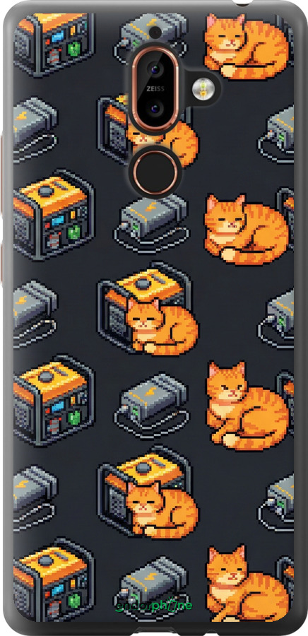 2D пластиковый чехол Autonomous Zone для Nokia 7 Plus - 6771t-1354 изображение 