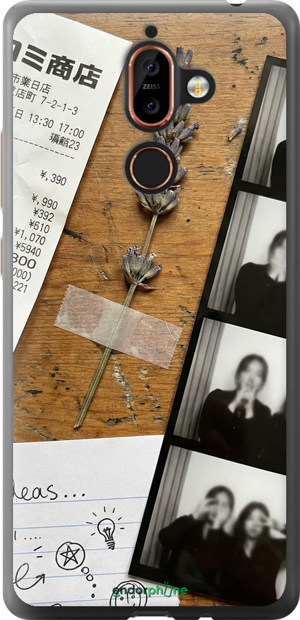 2D пластиковый чехол Aesthetic Scrapbook Collage для Nokia 7 Plus - 6773t-1354 изображение 