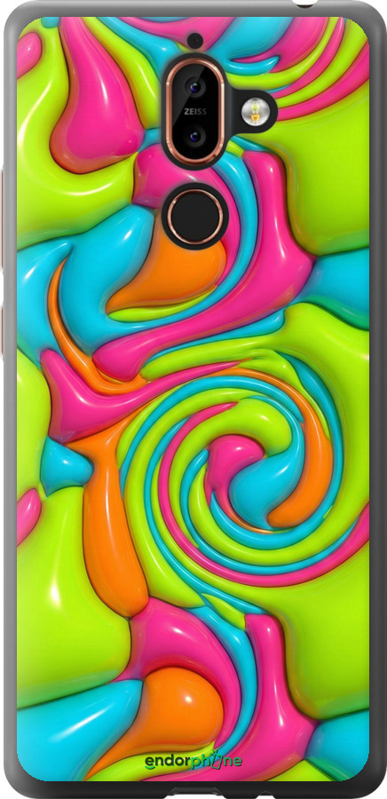 Силіконовий чехол Y2K Jelly Dream для Nokia 7 Plus - 6780u-1354 изображение 