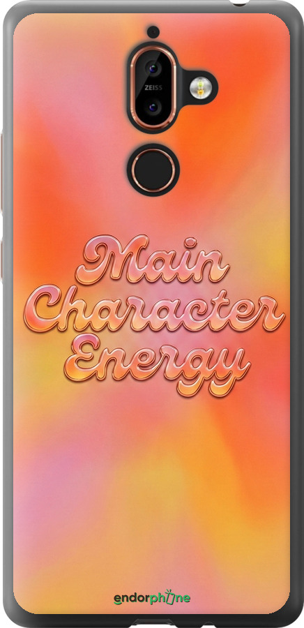 2D пластиковий чехол Aura Gradient Main Character Energy Aesthetic Y2K для Nokia 7 Plus - 6783t-1354 изображение 