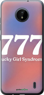Силиконовый чехол 'Aesthetic Aura Gradient 777 Lucky Energy' для Nokia C20 изображение 3