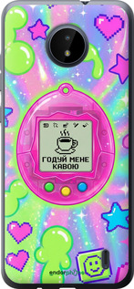 Силиконовый чехол Y2K Aesthetic Retro Pet: Годуй мене кавою для Nokia C20 - 6784u-2510 изображение 