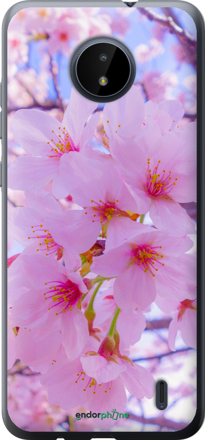 Силиконовый чехол Сакура для Nokia C20 - 6029u-2510 изображение 
