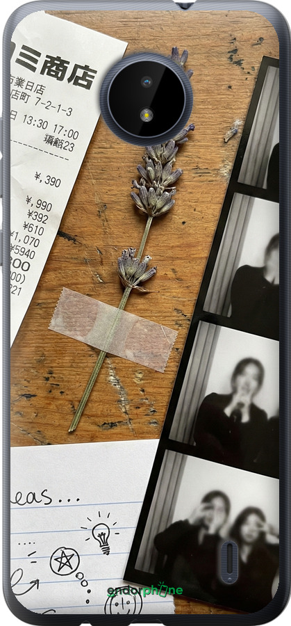 Силиконовый чехол Aesthetic Scrapbook Collage для Nokia C20 - 6773u-2510 изображение 