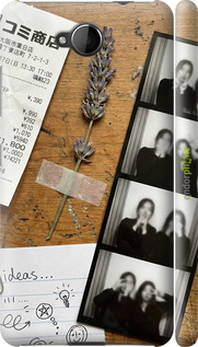 3D пластиковый матовый чехол Aesthetic Scrapbook Collage для Nokia Lumia 650 - 6773m-393 изображение 