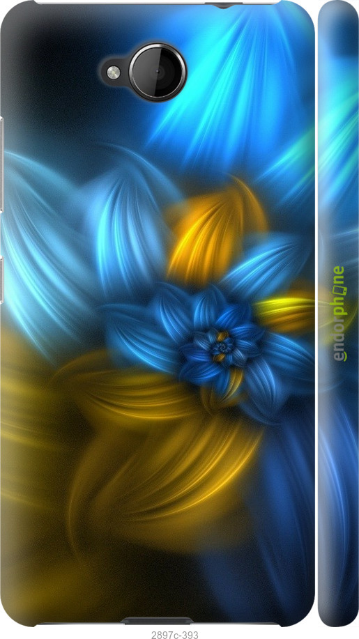 

3D пластиковий матовий чохол "Візерунок 46" для Nokia Lumia 650, Синій