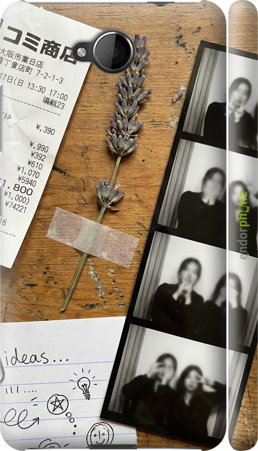 3D пластиковый матовый чехол Aesthetic Scrapbook Collage для Nokia Lumia 650 - 6773m-393 изображение 