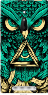 Силиконовый чехол Сова Арт-тату для Nokia Lumia 830 - 3971u-329 изображение 