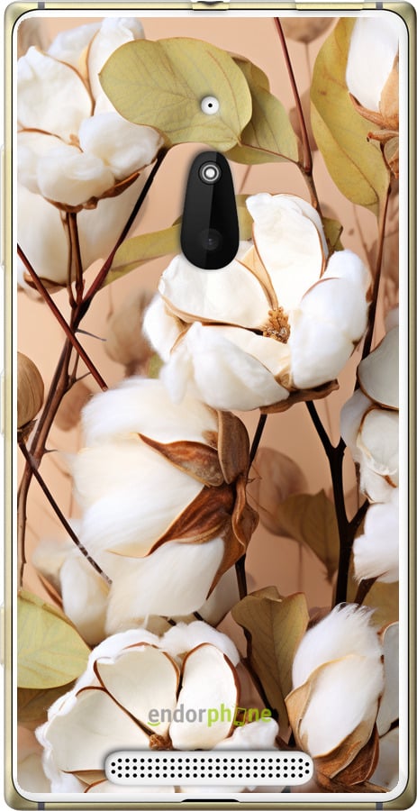 Силиконовый чехол Хлопок для Nokia Lumia 830 - 5665u-329 изображение 