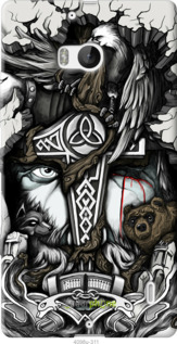 Силиконовый чехол Тату Викинг для Nokia Lumia 930 - 4098u-311 изображение 