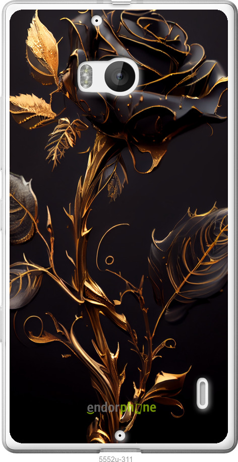 Силиконовый чехол Роза 3 для Nokia Lumia 930 - 5552u-311 изображение 