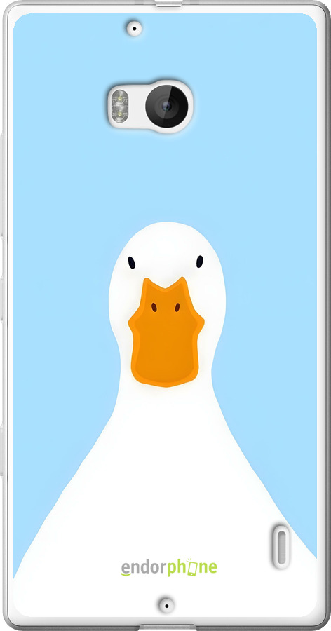 Силиконовый чехол Гусь для Nokia Lumia 930 - 6350u-311 изображение 