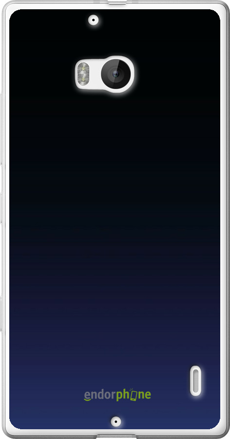 Силиконовый чехол Градиент в тёмно - синем стиле для Nokia Lumia 930 - 6542u-311 изображение 