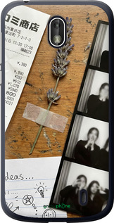 Силиконовый чехол Aesthetic Scrapbook Collage для Nokia 1 - 6773u-1373 изображение 
